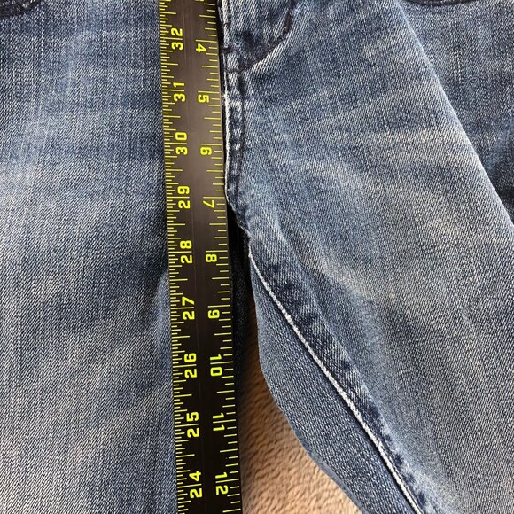 Madewell Womens Jeans 26x34 Blue Denim Stretch Slim Straight Leg Classic Casual - Picture 9 of 14